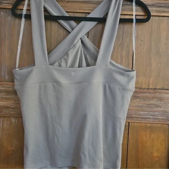 NWT CALIA Rib Halter Tank - Dark Grey - Picture 4 of 6